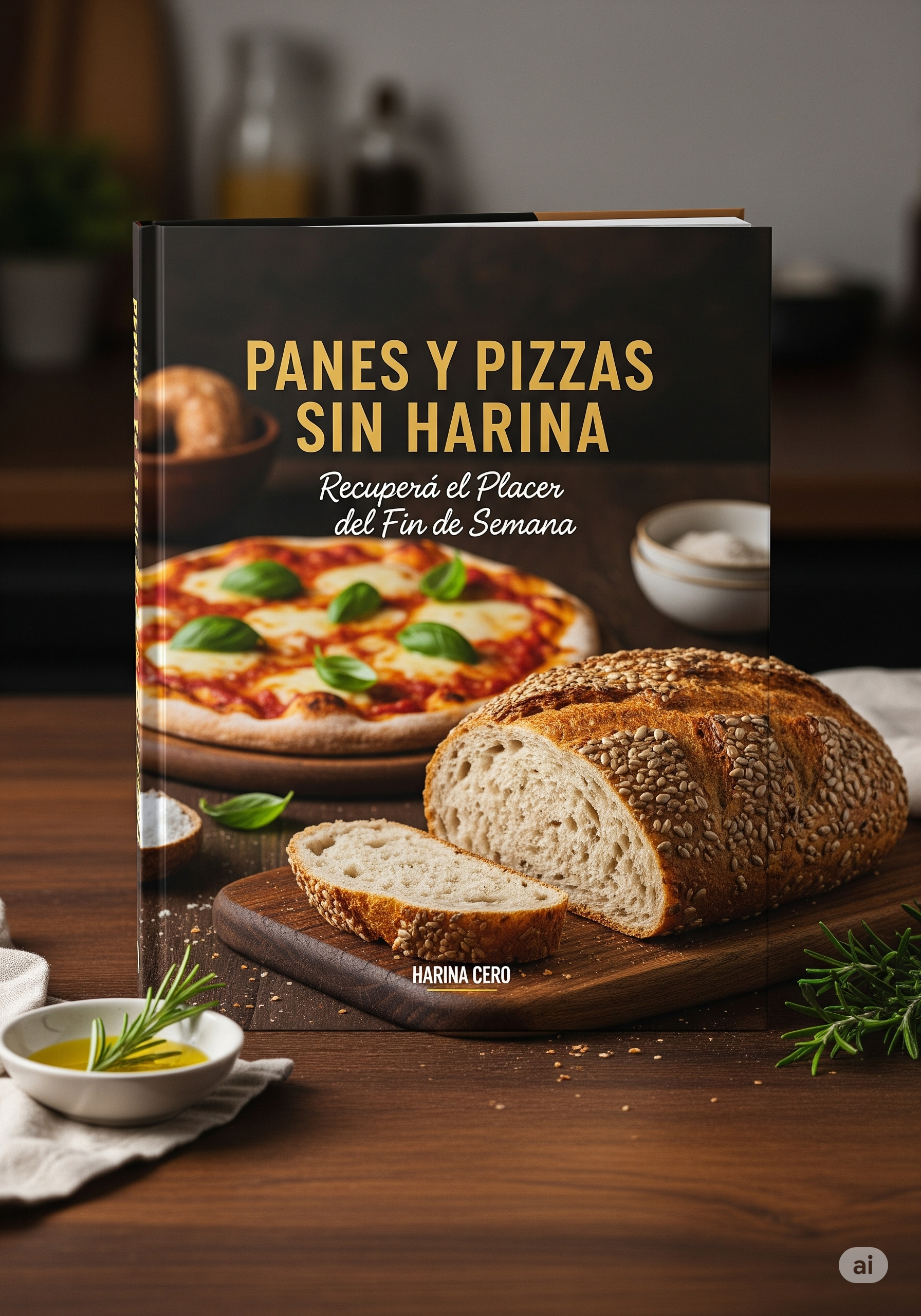 Panes y Pizzas Sin Harina