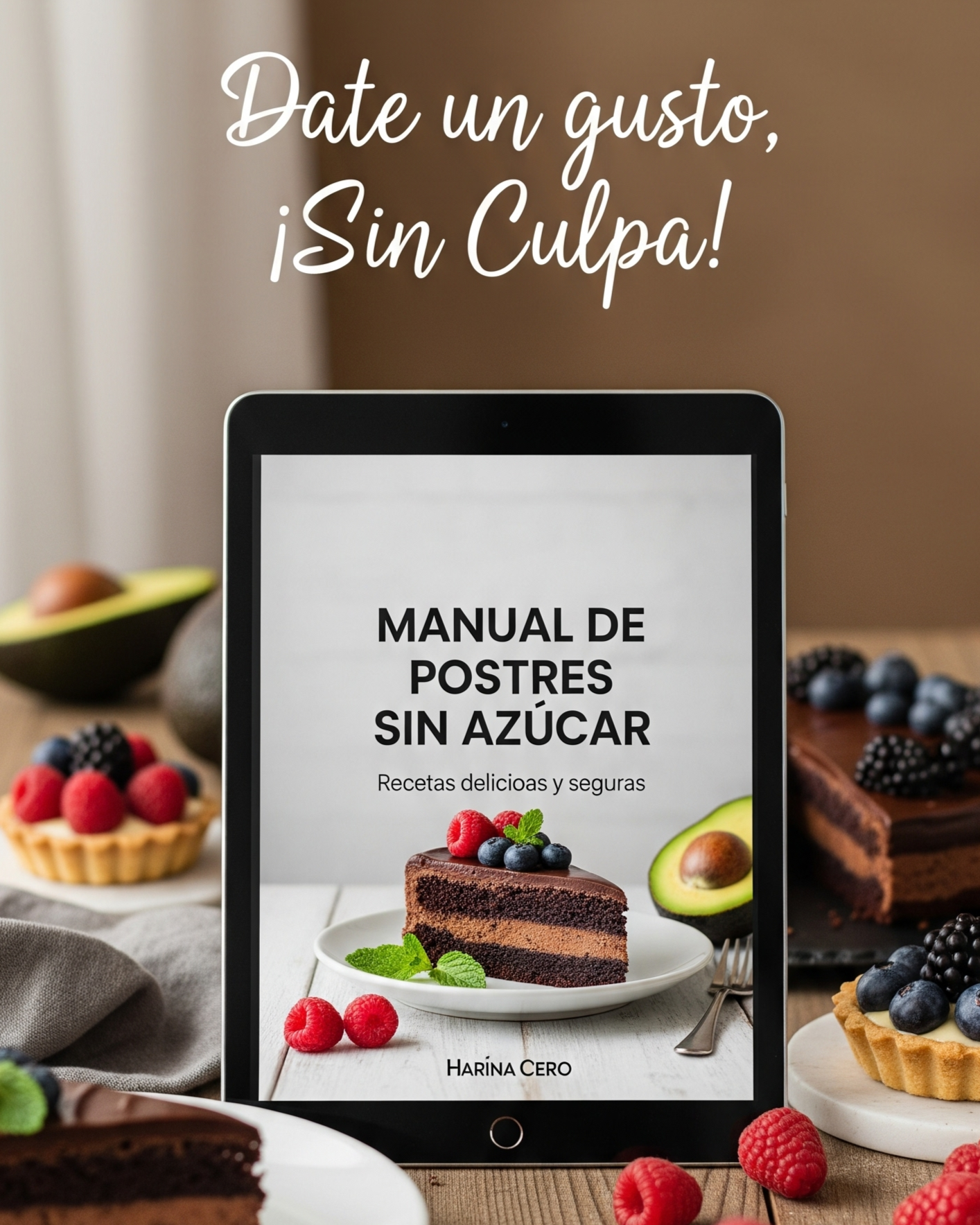 Manual de Comidas y Postres Sin Azúcar para Diabéticos